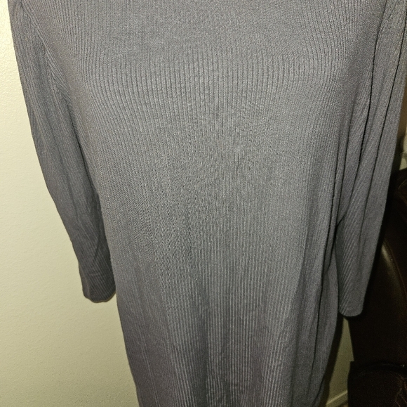 Time And Tru Womans 3/4 Sleeve Gray Shirt Size Xxxl (22) - Picture 3 of 12